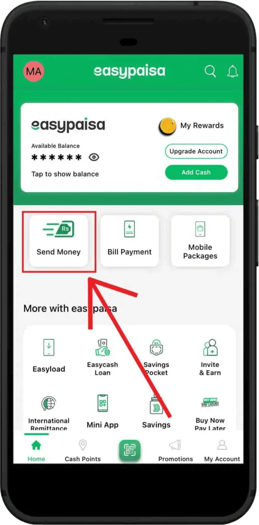 Step 1: Open EasyPaisa App