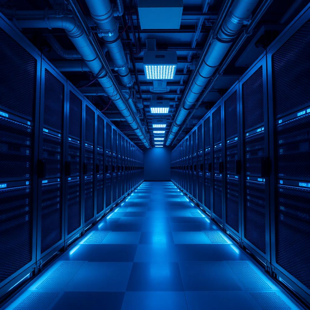 Precision cooling cold aisle in data centre