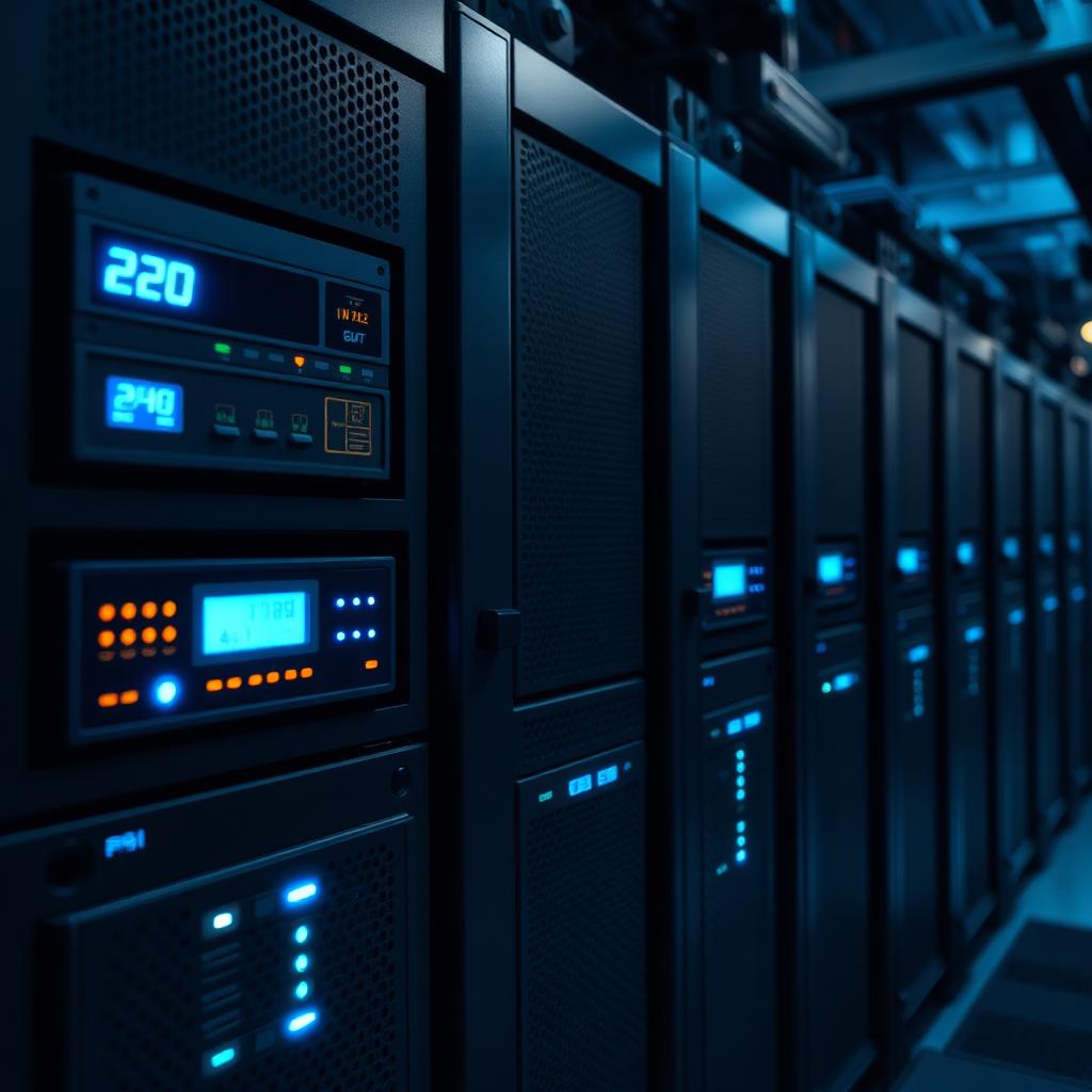Redundant UPS and power distribution units in data centre